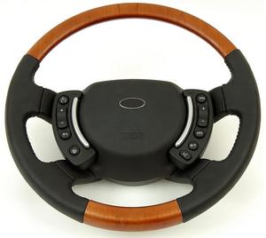 Range Rover L322 Steering Wheel - Cherry HEATED ( nappa leather ) Preview
